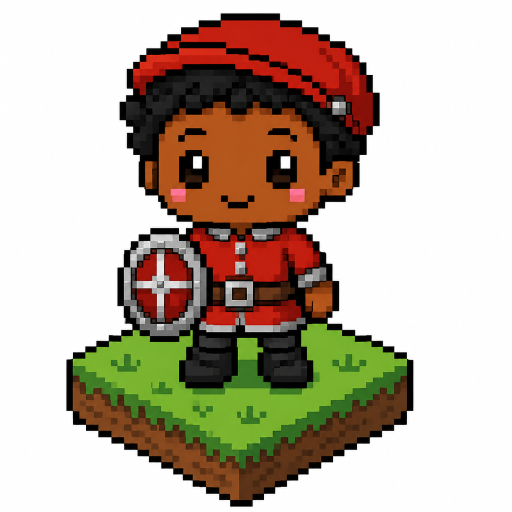 Aegis pixel portrait