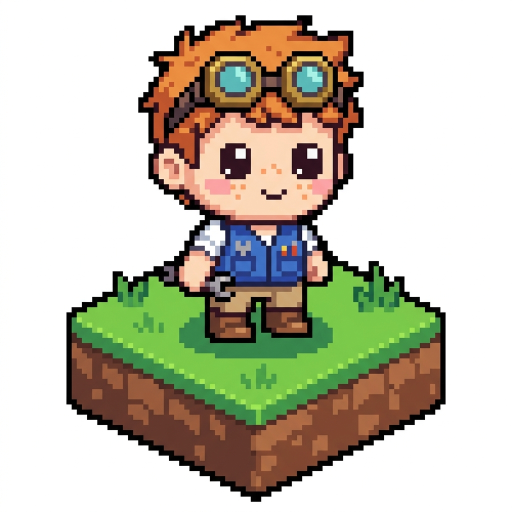 Tock pixel portrait